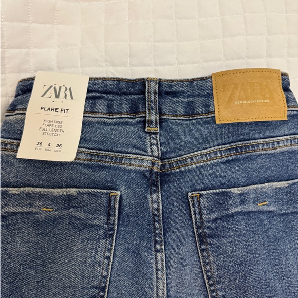 FLARE JEANS WITH A HIGH WAIST - Picture 7 of 7